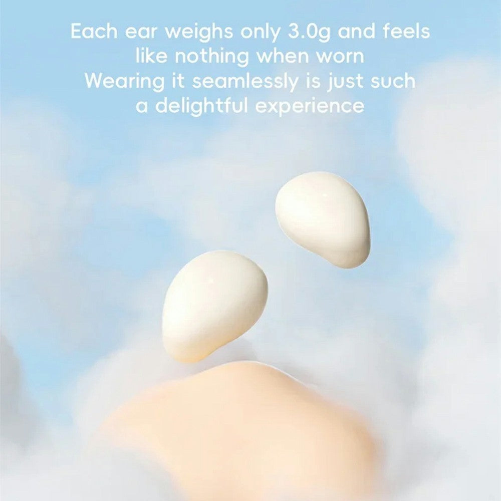 MY001 Sleep TWS Bluetooth-Compatible Earbuds In-Ear Music Earphones with Digital Display Charging Case