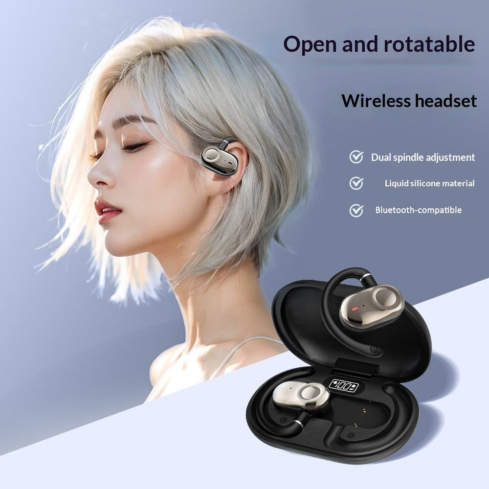 BT 5.4 AI Smart Translator Earbuds Open Ear Design Flervinklet justerbar sprogoversættelse