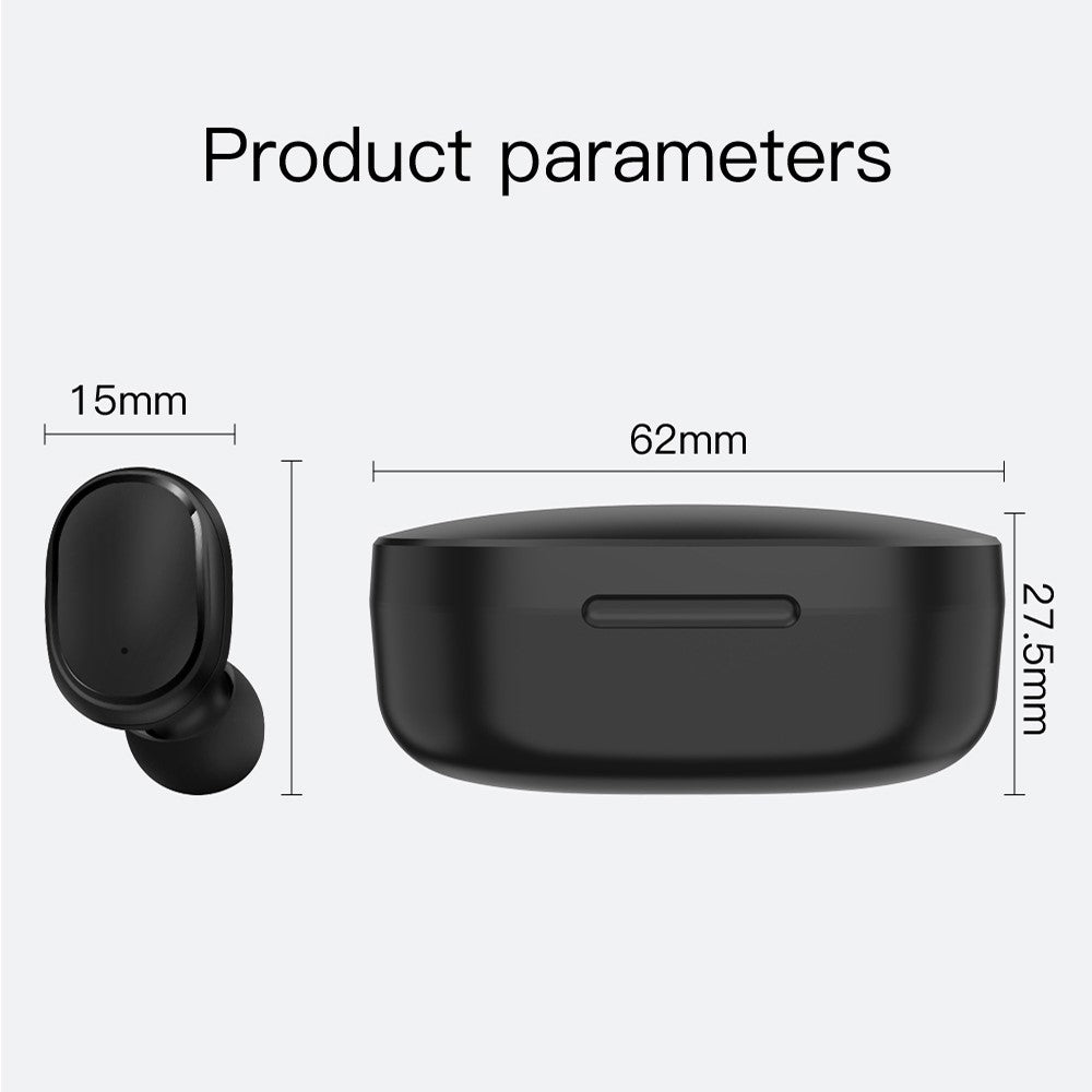 E6S True Wireless Bluetooth-Compatible Earbuds HiFi Sound Stereo In-Ear Earphones