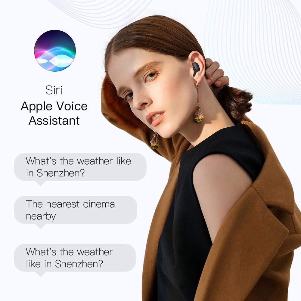 E6S True Wireless Bluetooth-Compatible Earbuds HiFi Sound Stereo In-Ear Earphones
