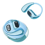 BT 5.4 Mini Sport Earbuds Smart Digital Display Wireless Earhooks Headphones for Running / Workout