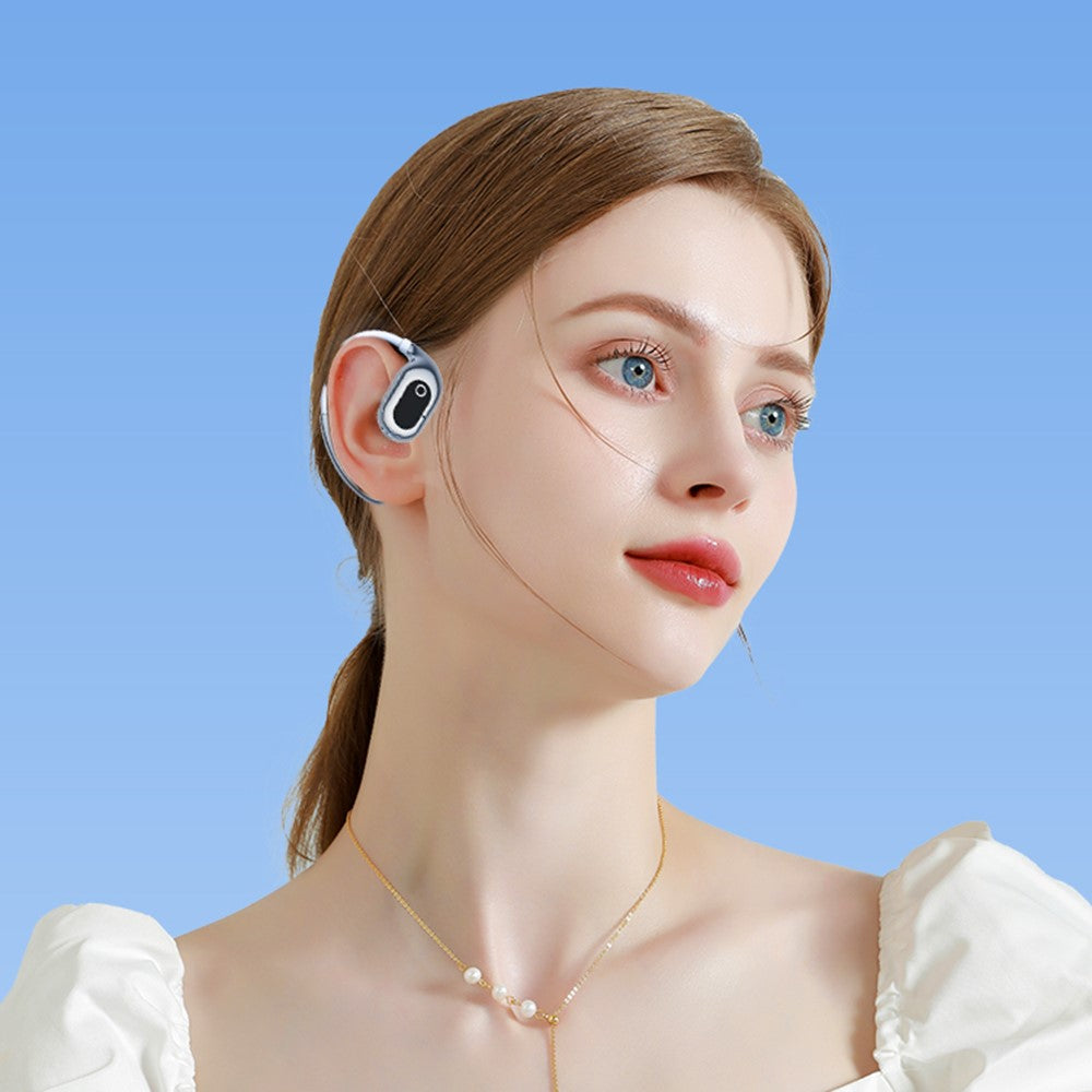 BT 5.4 Mini Sport Earbuds Smart Digital Display Wireless Earhooks Headphones for Running / Workout