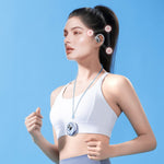 BT 5.4 Mini Sport Earbuds Smart Digital Display Wireless Earhooks Headphones for Running / Workout