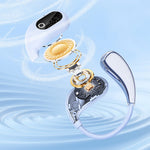 BT 5.4 Mini Sport Earbuds Smart Digital Display Wireless Earhooks Headphones for Running / Workout