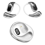 BT 5.4 Mini Sport Earbuds Smart Digital Display Wireless Earhooks Headphones for Running / Workout