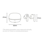 FINEBLUE Wireless Stereo TWS Earphones Dual Mic ANC Noise Cancellation Bluetooth-Compatible Headsets