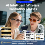 GY300 smarta AI-översättningsglasögon, Bluetooth-kompatibla trådlösa headsetglasögon, UV-skyddande sportsolglasögon