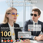 GY300 smarta AI-översättningsglasögon, Bluetooth-kompatibla trådlösa headsetglasögon, UV-skyddande sportsolglasögon