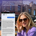GY500 Touch Control AI Translation Smart Glasses Anti UV Sunglasses Bluetooth-compatible Headset Eyeglasses