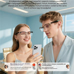 GY600 AI oversættelse smarte briller Bluetooth-kompatibelt trådløst headset anti-blåt lys briller