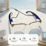 GY600 AI oversættelse smarte briller Bluetooth-kompatibelt trådløst headset anti-blåt lys briller