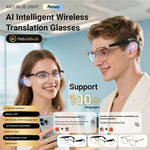 GY600 AI oversættelse smarte briller Bluetooth-kompatibelt trådløst headset anti-blåt lys briller