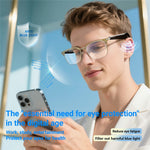 GY600 AI oversættelse smarte briller Bluetooth-kompatibelt trådløst headset anti-blåt lys briller