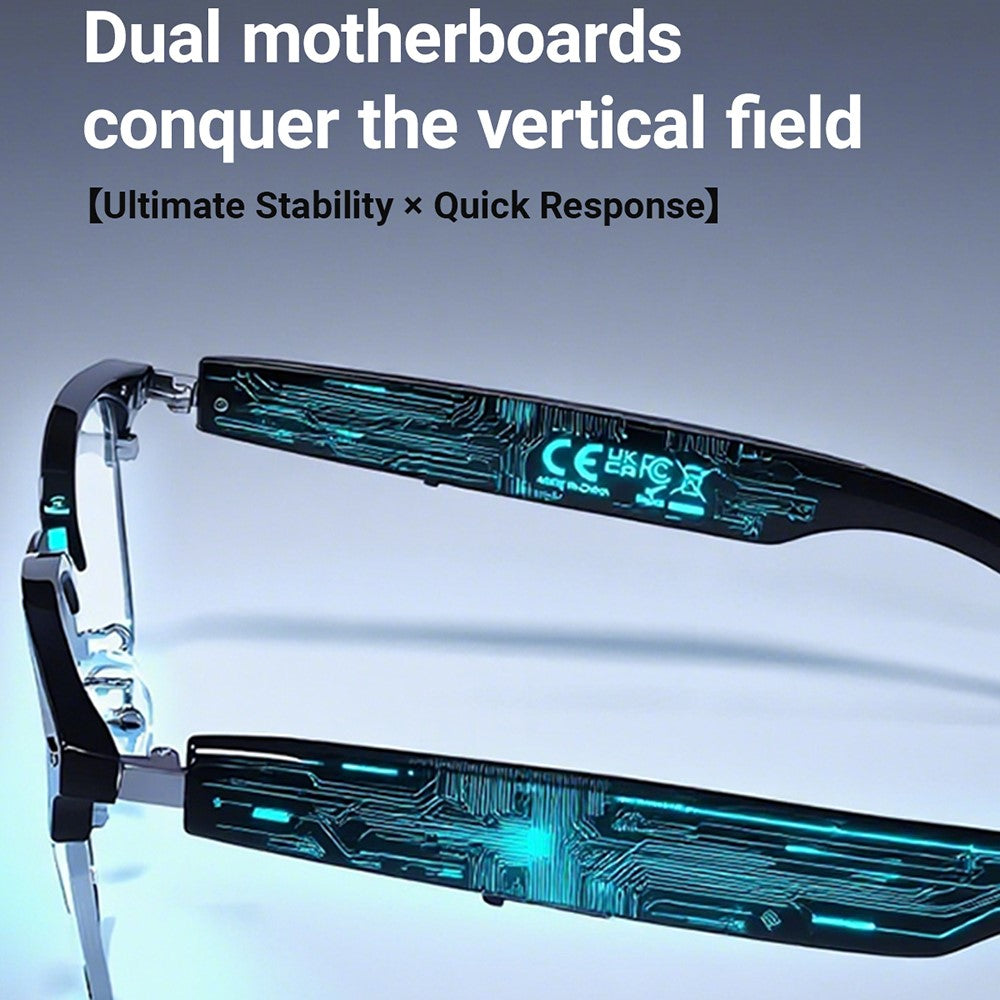 F20 AI Translation Wireless Headset Smart Eyewear Bluetooth-compatible Music Calls Intelligent Glasses