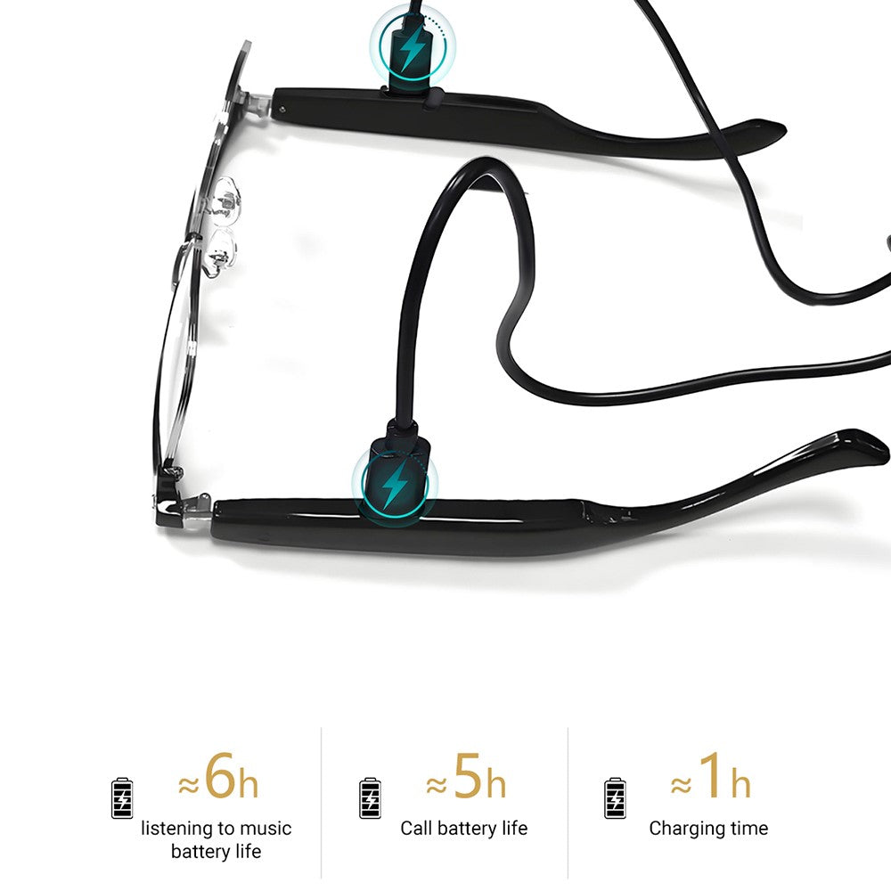 F20 AI Translation Wireless Headset Smart Eyewear Bluetooth-compatible Music Calls Intelligent Glasses