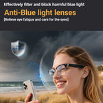 F20 AI Translation Wireless Headset Smart Eyewear Bluetooth-compatible Music Calls Intelligent Glasses