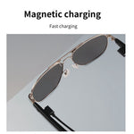 GS02 Polarized Lens Aviator Glasses AI Translation Smart Eyewear Bluetooth-compatible Music Eyeglasses