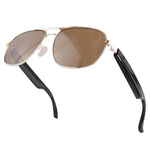 GS02 Polarized Lens Aviator Glasses AI Translation Smart Eyewear Bluetooth-compatible Music Eyeglasses