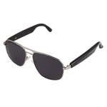 GS02 Polarized Lens Aviator Glasses AI Translation Smart Eyewear Bluetooth-compatible Music Eyeglasses