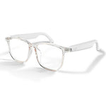GS03 AI Translation Bluetooth-compatible Glasses Transparent Frame Smart Eyewear for Music Calls