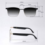 GS06 Wireless Music Earphone AI Translation Bluetooth-compatible Glasses Anti Blue Light Photochromic Lens Smart Eyewear
