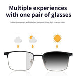 GS06 Wireless Music Earphone AI Translation Bluetooth-compatible Glasses Anti Blue Light Photochromic Lens Smart Eyewear