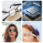 GS07 UV400 Photochromic Lens Bluetooth-compatible Music Call Glasses AI Translation Smart Eyewear