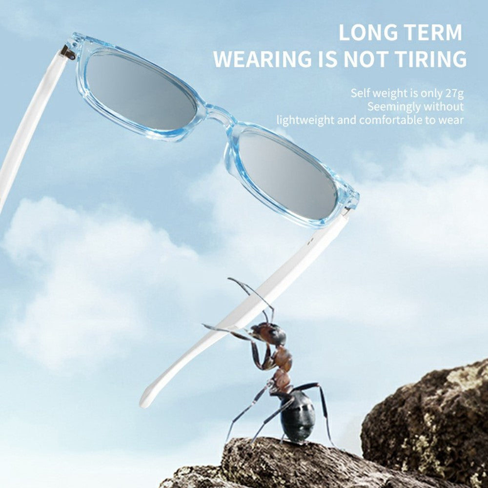 GS07 UV400 Photochromic Lens Bluetooth-compatible Music Call Glasses AI Translation Smart Eyewear