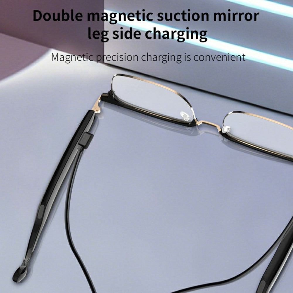 GS13 Photochromic Lens Smart Eyewear AI Translation Wireless Headset Bluetooth-compatible Glasses