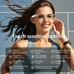 GS13 Photochromic Lens Smart Eyewear AI Translation Wireless Headset Bluetooth-compatible Glasses