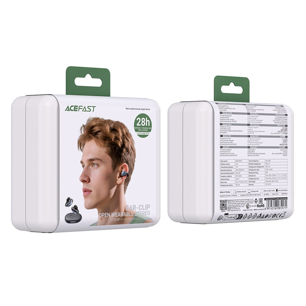 ACEFAST FA006 ACECLIP Pro Open Ear Wireless Earphones Dual Mic Noise Reduction Bluetooth-compatible Earbuds