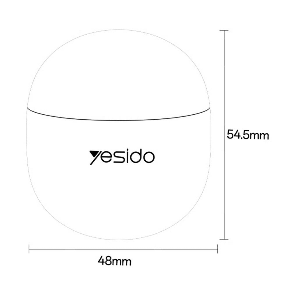YESIDO TWS35 Semi In Ear Bluetooth-compatible Earbuds TWS Stereo Wireless Headphones