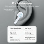 YESIDO TWS35 Semi In Ear Bluetooth-compatible Earbuds TWS Stereo Wireless Headphones