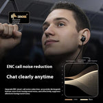 i58 Bluetooth-compatible Neckband Headphones Digital Display 80h Battery Life HiFi Sports Wireless Earbuds
