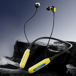 i58 Bluetooth-compatible Neckband Headphones Digital Display 80h Battery Life HiFi Sports Wireless Earbuds