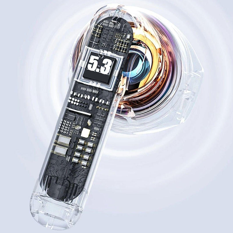 DUDAO U8 Semi In-Ear Hörlurar Bluetooth-Kompatibla 5.3 Trådlösa Sporthörlurar Långt Batteri HiFi-Ljud