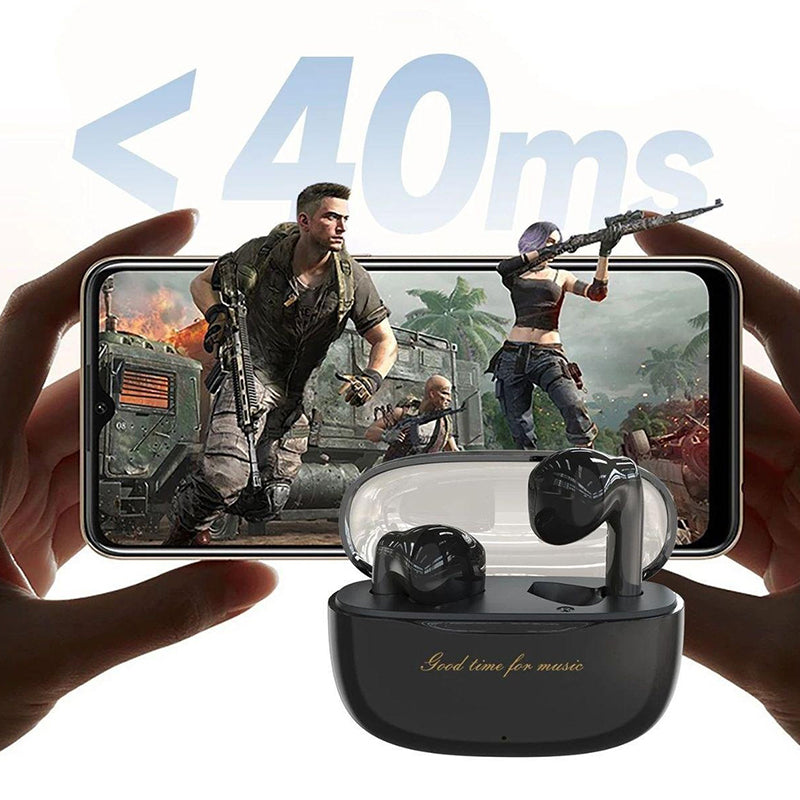 DUDAO U8 Semi In-Ear Hörlurar Bluetooth-Kompatibla 5.3 Trådlösa Sporthörlurar Långt Batteri HiFi-Ljud