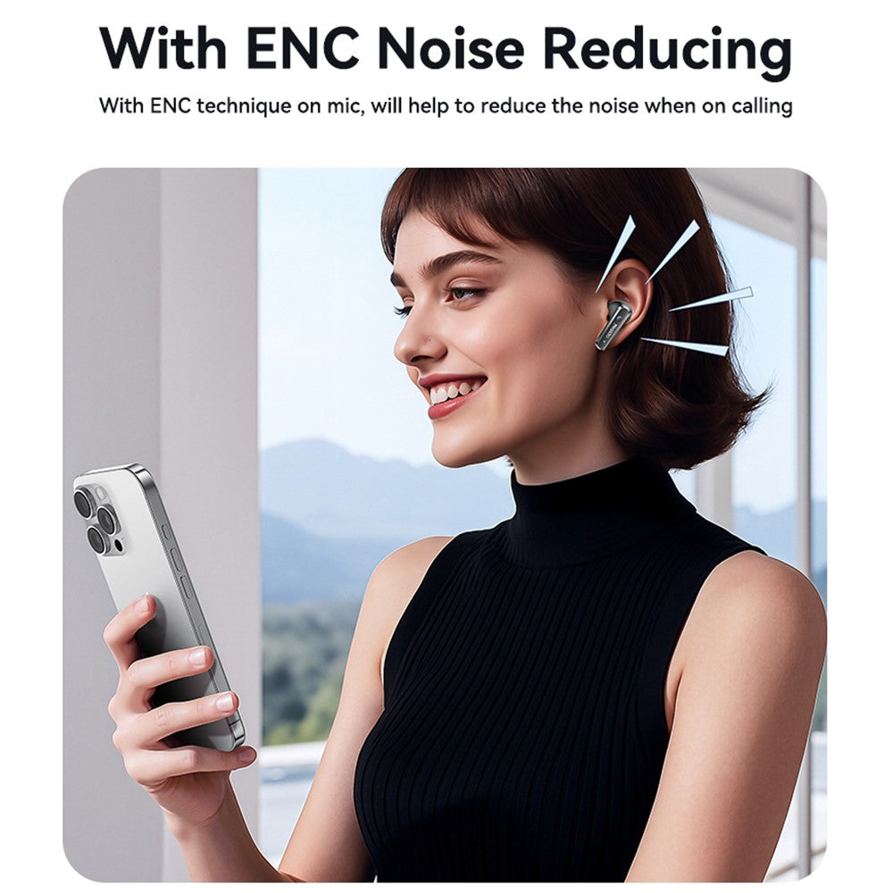 YESIDO TWS37 Wireless Bluetooth-compatible Earbuds ANC + ENC Noise Reduction Smart Touch Control Earphones