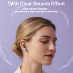 YESIDO TWS36 Wireless Bluetooth-compatible Earbuds Low Latency TWS Earbuds Semi In Ear Headphones