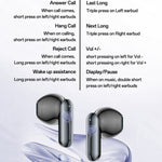 YESIDO TWS36 Wireless Bluetooth-compatible Earbuds Low Latency TWS Earbuds Semi In Ear Headphones