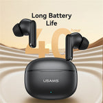 USAMS Echo E05 In-Ear Wireless Earphones Stable 13mm Dynamic Driver Headphones