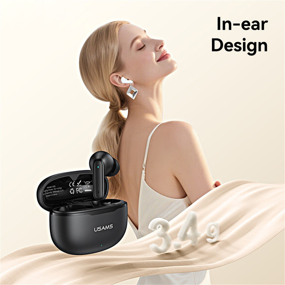 USAMS Echo E05 In-Ear Wireless Earphones Stable 13mm Dynamic Driver Headphones