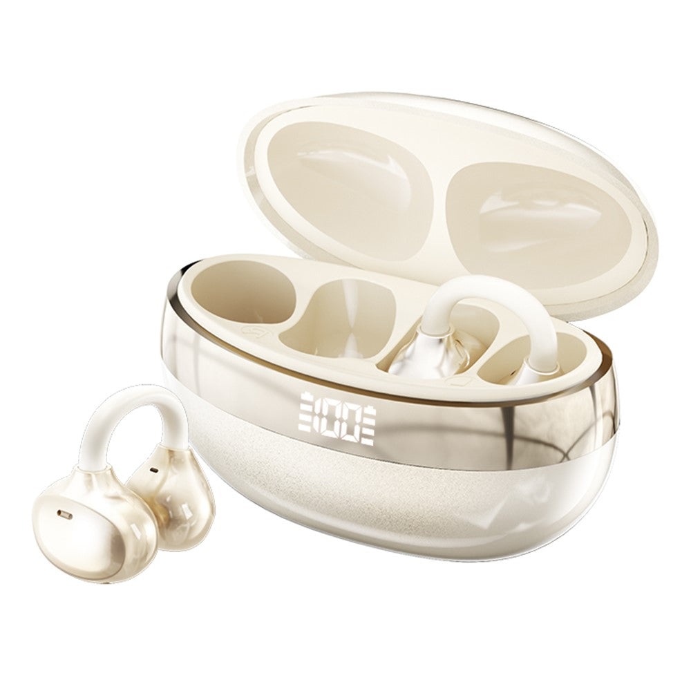YU7 ENC Noise Reduction Wireless Headphones Clip On Sports Bluetooth-compatible Earphones