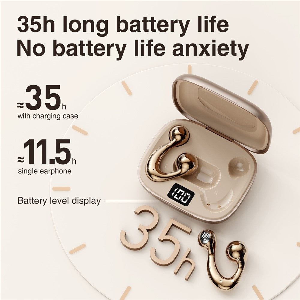 HILEO HI83 Open Ear Bluetooth-compatible 6.0 Earbuds 360 Degree Panoramic Sound Wireless Earphones