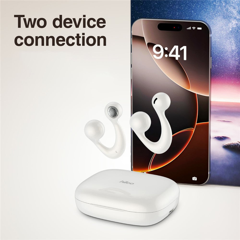 HILEO HI83 Open Ear Bluetooth-compatible 6.0 Earbuds 360 Degree Panoramic Sound Wireless Earphones