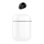 X20 Mini Earbud IPX5 Waterproof Single Ear Hidden Handsfree Bluetooth-compatible Headphone with Charging Case
