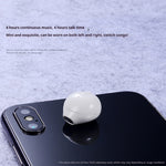 X20 Mini Earbud IPX5 Waterproof Single Ear Hidden Handsfree Bluetooth-compatible Headphone with Charging Case