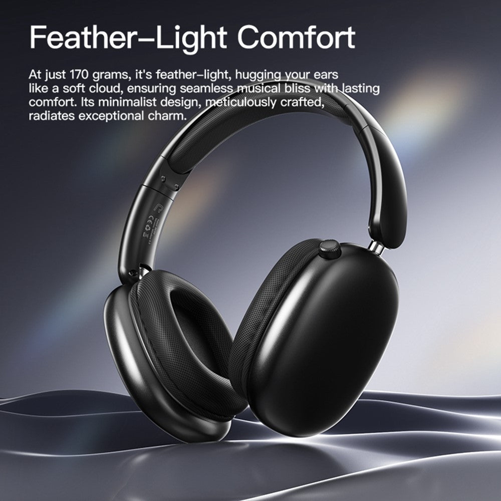 T9 Over-Ear Bluetooth-kompatibla hörlurar Lätta trådlösa hörlurar med HiFi-ljud för kontorsresor och spel