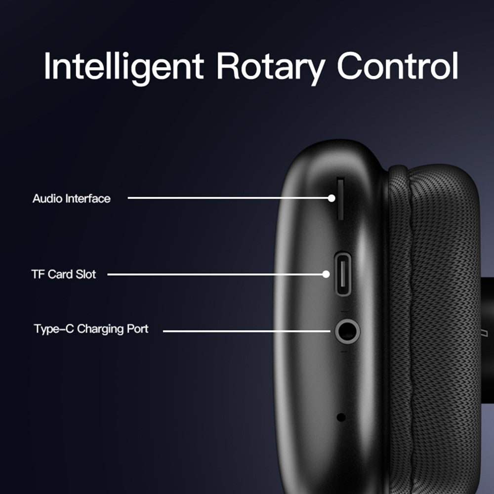 T9 Over-Ear Bluetooth-kompatibla hörlurar Lätta trådlösa hörlurar med HiFi-ljud för kontorsresor och spel