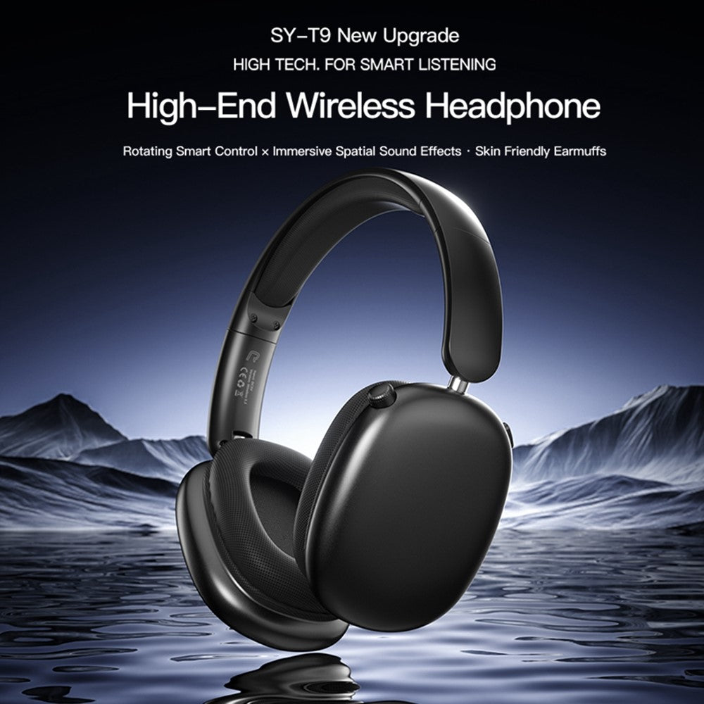 T9 Over-Ear Bluetooth-kompatibla hörlurar Lätta trådlösa hörlurar med HiFi-ljud för kontorsresor och spel